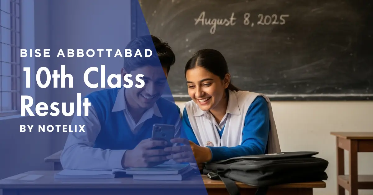 BISE Abbottabad 10th Class Result 2025 – Check by Roll Number, Name, SMS