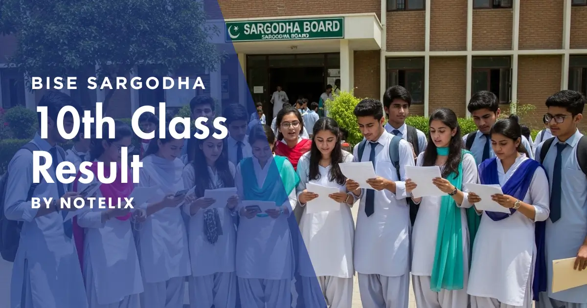 BISE Sargodha 10th Class Result 2025 – Check by Roll Number, Name, SMS