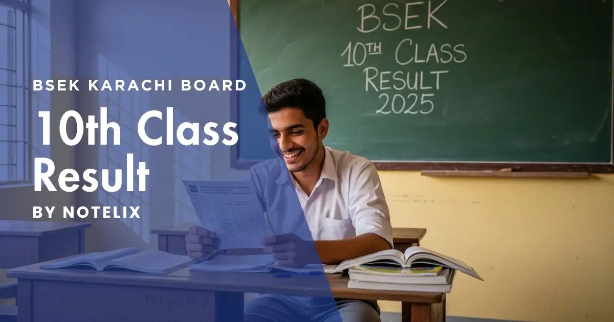BSEK Karachi Board 10th Class Result 2025 – Check by Roll Number, Name, SMS